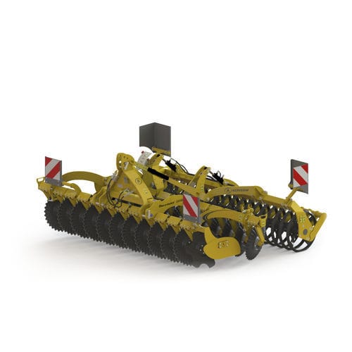 Mounted disc harrow - Disc-O-Mulch Serie R - AGRISEM International - 2-section / with hydraulic adjustment / with roller
