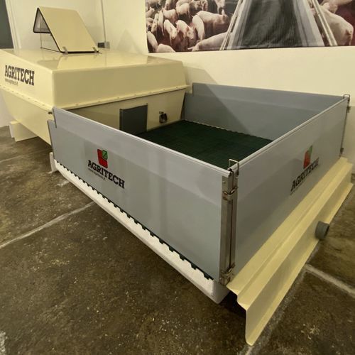 Livestock shelter - FIBERBOX 150 - AGRITECH S.R.L. - for piglets / individual / steel