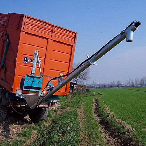 Grain conveyor - GFR series - AGRITECH S.R.L. - fertilizer / screw