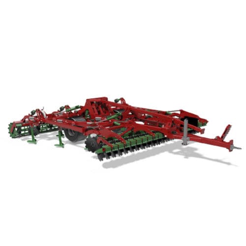 Towed field cultivator - GRIZZLY series - AGRO-MASZ Pawel Nowak - with roller / 3-point hitch / rigid tine
