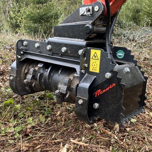 Mounted mulcher - GRIZZLY M300e - AHWI Maschinenbau GmbH - flail / forestry / hydraulic