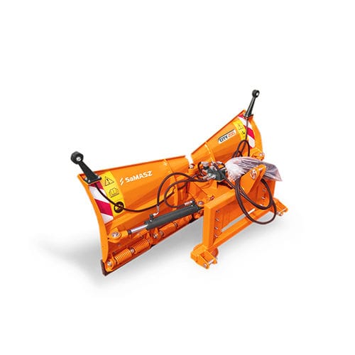 V-shaped snowplow blade - City series - SaMASZ Sp. z o.o. - with hydraulic adjustment