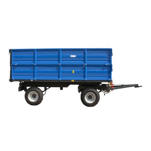 Drop-side trailer - MC60/RT-2A - SC Mecanica Ceahlau SA - 2-axle / agricultural / 6 ton