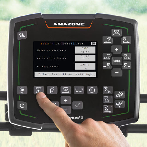 On-board crop input controller - AmaSpread 2 - AMAZONEN-WERKE H. Dreyer GmbH & Co. KG - for fertilizer application