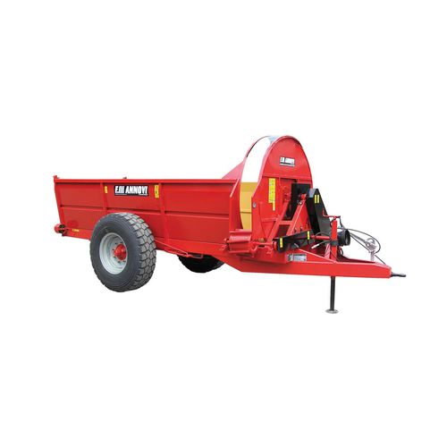 Towed manure spreader - A55 - Annovi F.lli di Annovi Marino srl - turbine / single-axle