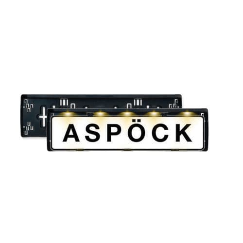LED license plate lighting - 36-3704 series - Aspöck Systems GmbH - 24 V