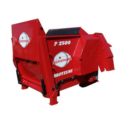 Towed straw blower - P 2500 - Atelier 3T - mounted / bedding / for round bales