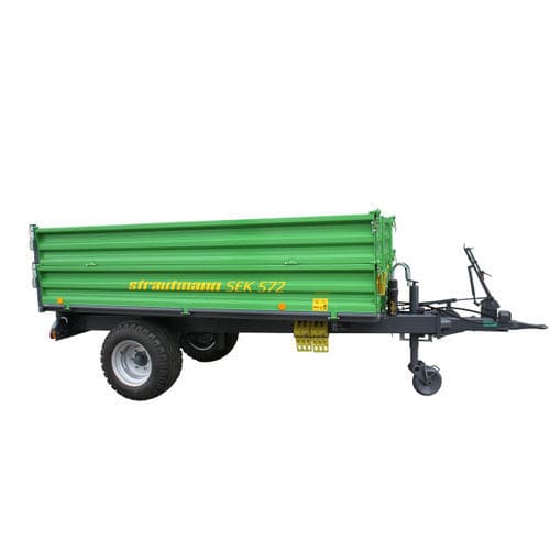 Tipping trailer - SEK series - B. Strautmann & Söhne GmbH u. Co. KG - single-axle / agricultural / 0 t...10 t