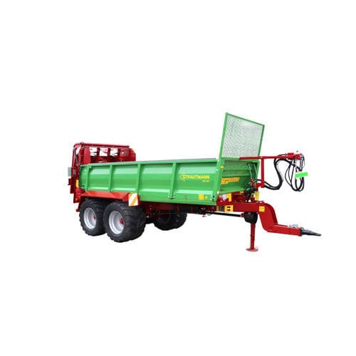 Towed muck spreader - MS series - B. Strautmann & Söhne GmbH u. Co. KG - verticals beaters / horizontals beaters / 2-axle