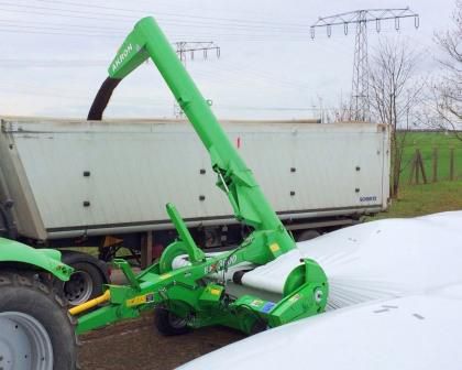 bag grain unloader akron ex