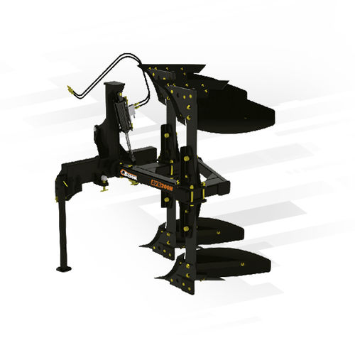 Mouldboard plough AVB200H Bison mounted / reversible / with