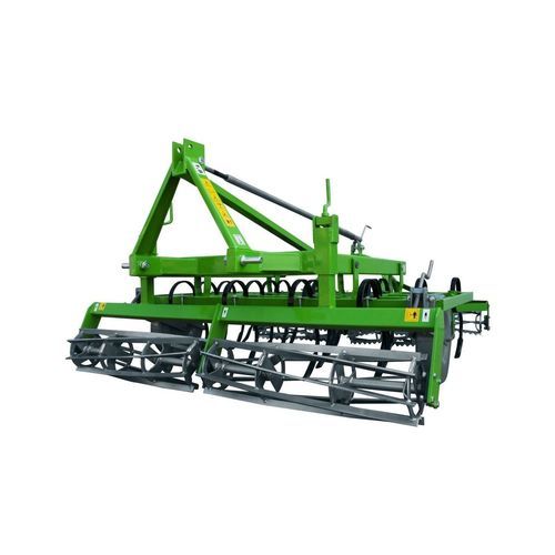 Field cultivator with roller - Carina - Bomet Sp. z o.o. Sp. K. - mounted / 3-point hitch / with hydraulic adjustment