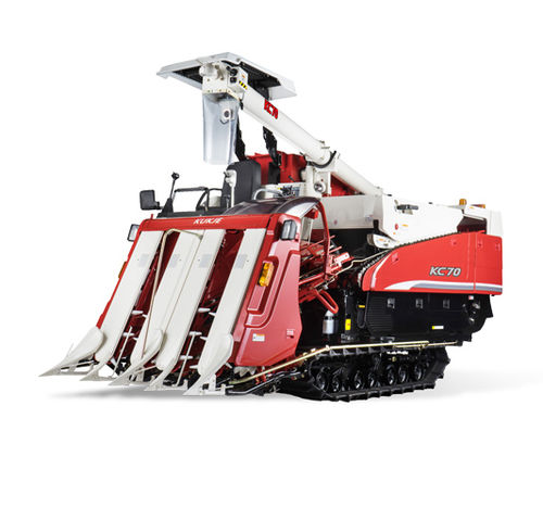 Drum threshing grain harvester - KC70 - Branson Tractors - rice