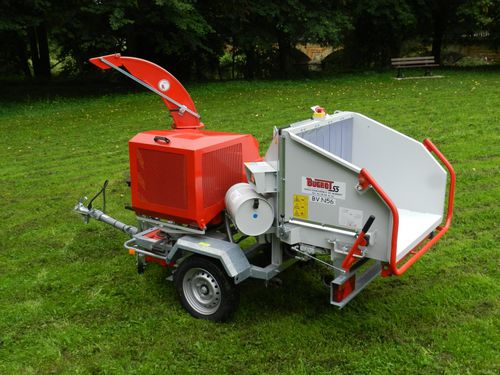 Towed wood chipper - BV N.56 - BUGNOT S.A.S. - diesel engine