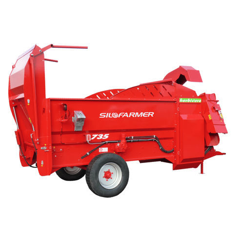Towed straw blower RD series Silofarmer bedding / for round bales
