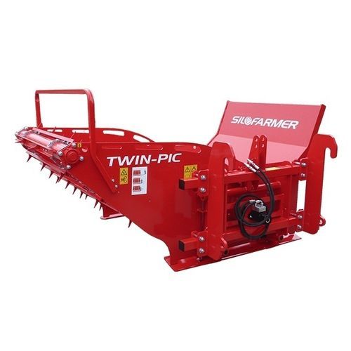 Mounted bale unroller twin pic rv2 pm rv2 pe silofarmer bedding