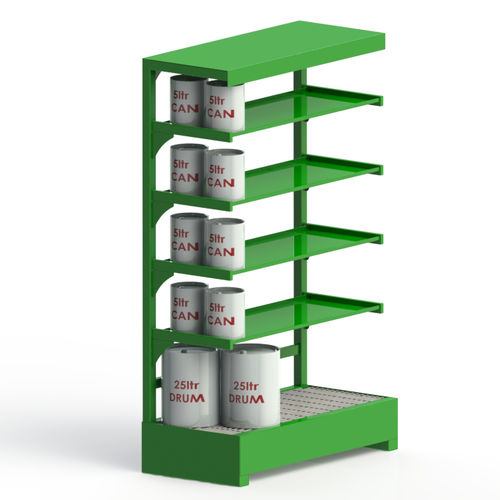 Oil drum collection tray - Cashels Engineering Ltd. - steel / double ...