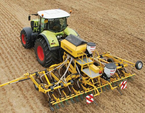 Mechanical seed drill - Hybrid M6 - Claydon Yield-o-Meter Ltd. - tractor-mounted / 3-point hitch