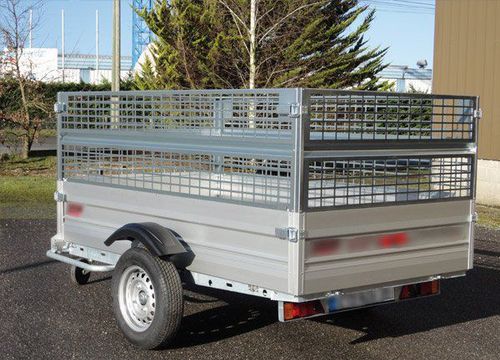Flatbed trailer - XL series - COCHET - single-axle / agricultural ...
