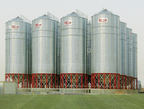 Grain silo - Cukurova Silo Isletmeciligi ve Mak. San. Ins. Tic. Ltd. Sti. - for animal feed / steel / hopper