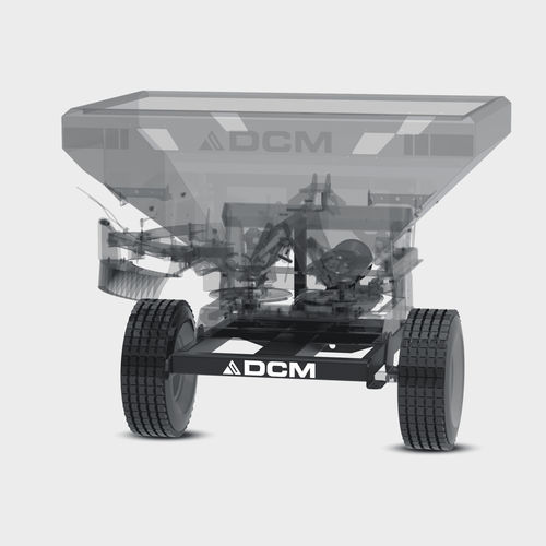 Towed fertilizer spreader - CSC - DCM SPREADERS - liquid / solid / double-disc