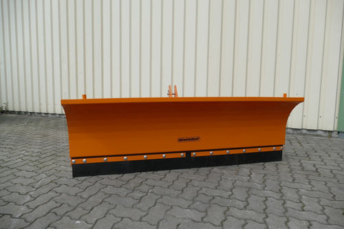 Straight snow blade - 3721 series - Düvelsdorf Handelsgesellschaft mbH - with hydraulic adjustment / on 3-point tractor front linkage / with rubber scraper