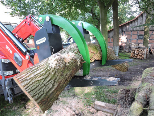 Forestry log grapple - EURO - Düvelsdorf Handelsgesellschaft mbH - for loaders