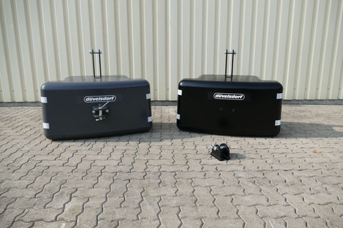 Monobloc counterweight - 21 series - Düvelsdorf Handelsgesellschaft mbH - front / rear