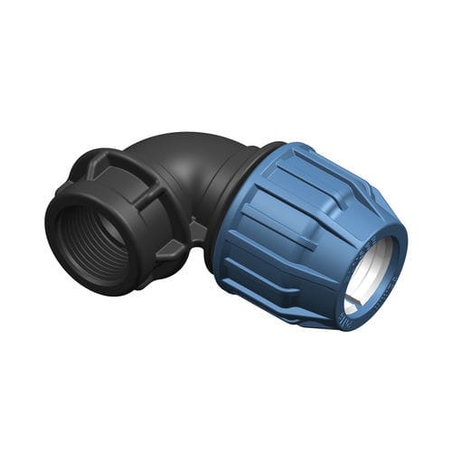 Elbow compression irrigation fitting 382B PP x IG Elysee
