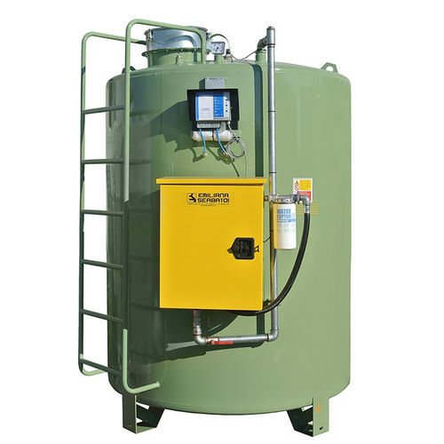 Fuel tank - TF series - EMILIANA SERBATOI Srl - pressure / vertical / steel