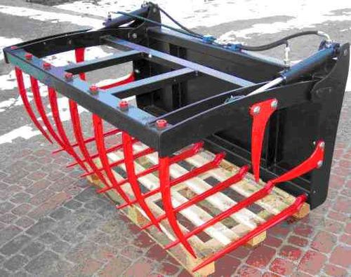 Silage fork - crocodile - Euro-Masz - with hydraulic adjustment