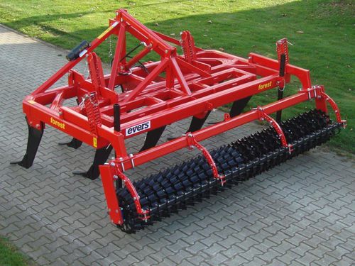 Mounted field cultivator - Forest XL - EVERS Agro B.V. - with roller / rigid tine / 3-point hitch