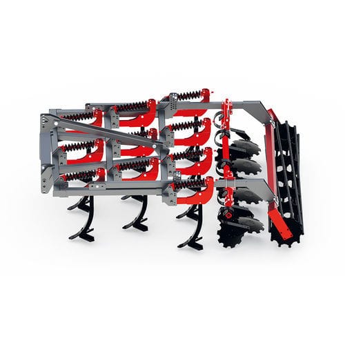 Grubber stubble cultivator - AJAX TRIO - EXPOM Sp. z o.o. - mounted / with roller / 3-point hitch