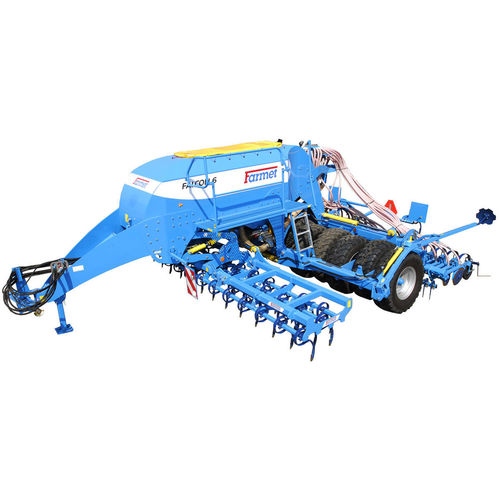 Conventional seed drill - Falcon Series - Farmet a.s. - disc / cultivator-mounted / depth control
