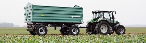 Tipping trailer - ZDK 1500S - Farmtech d.o.o. - 2-axle / agricultural / 0 t...10 t