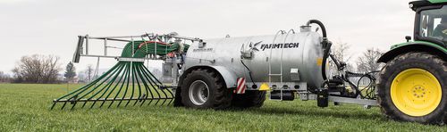 Single-axle slurry tanker - SUPERCIS 800 - Farmtech d.o.o. - with injector / pressure / towed
