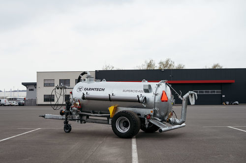 Single-axle slurry tanker - SUPERCIS 400 - Farmtech d.o.o. - towed