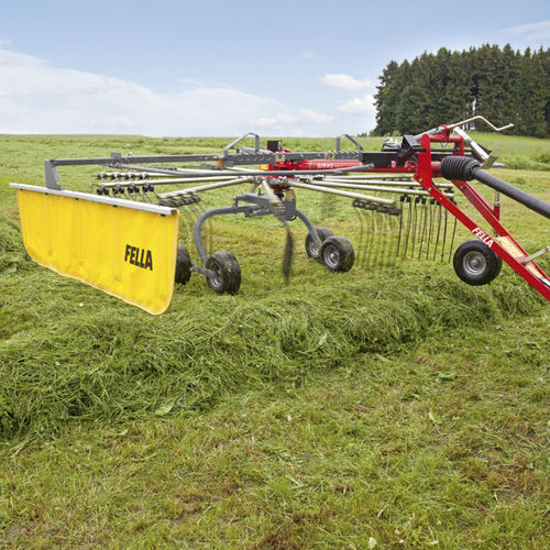 Rotary rake - JURAS 456 T - FELLA AGCO Feucht GmbH - side delivery ...