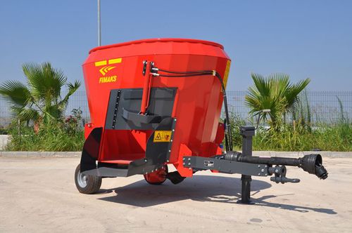 Vertical feed mixer - FMV 2,5S - Fimaks Makina - horizontal / towed / single-auger