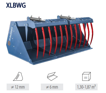 Power grab shovel bucket - XLBWG - Firma Kolaszewski