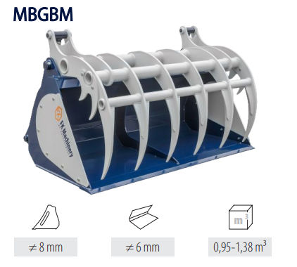 Power grab shovel bucket - MBGBM - Firma Kolaszewski