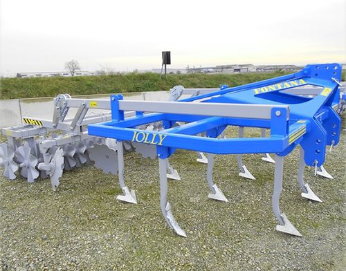 Mounted field cultivator - JOLLY 300 - Fontana S.r.l. - attrezzature agricole - with roller / 3-point hitch / fixed