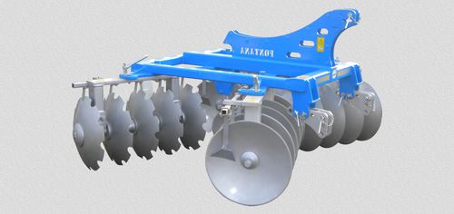 Mounted disc harrow - SERIES ED MO - Fontana S.r.l. - attrezzature agricole - 4-section / 3-point hitch