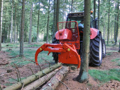 Forestry log grapple - VHZ-2300 - FRANSGARD Maskinfabrik A/S - for tractors