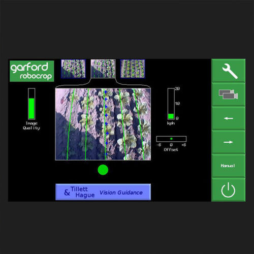 Spraying control system - Garford Farm Machinery Ltd. - touch screen