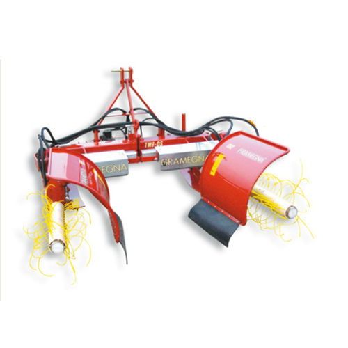 Mechanical deleafer - TMD - GRAMEGNA s.r.l. - 1-row / with hydraulic adjustment / mid-row