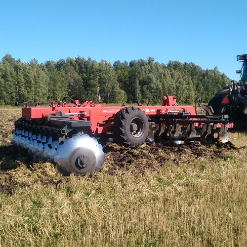 Towed disc harrow - Explor T90 - GREGOIRE BESSON - 2-section / with hydraulic adjustment