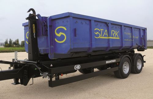 Hook lift trailer - HANS BRANTNER & SOHN Fahrzeugbaugesellschaft m.b.H. - 2-axle / agricultural