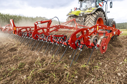 Mounted field cultivator - Finer SL  - HORSCH Maschinen GmbH - with hydraulic adjustment / 3-point hitch / with roller