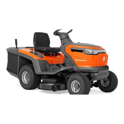 Riding lawn mower - TC 100i - Husqvarna - electric / battery-powered / collecting